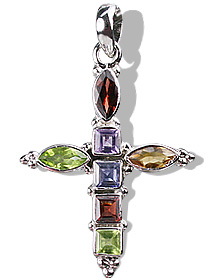 SKU 12337 - a Multi-stone pendants Jewelry Design image