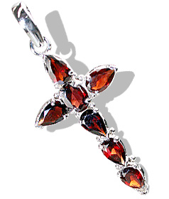 SKU 12341 - a Garnet pendants Jewelry Design image