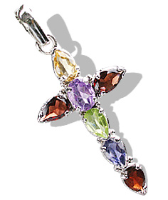 SKU 12344 - a Multi-stone pendants Jewelry Design image