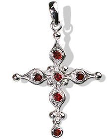 SKU 12346 - a Garnet pendants Jewelry Design image
