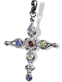 SKU 12348 - a Multi-stone pendants Jewelry Design image