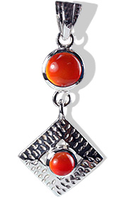 SKU 12391 - a Carnelian pendants Jewelry Design image