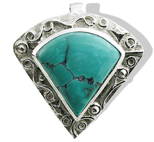 SKU 12393 - a Turquoise pendants Jewelry Design image