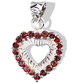 SKU 12402 - a Garnet pendants Jewelry Design image