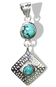 SKU 12406 - a Turquoise pendants Jewelry Design image