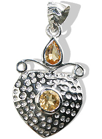 SKU 12413 - a Citrine pendants Jewelry Design image