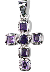SKU 12430 - a Amethyst pendants Jewelry Design image