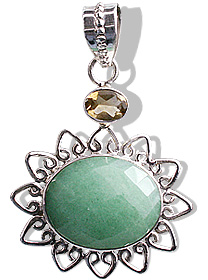 SKU 12459 - a Aventurine pendants Jewelry Design image