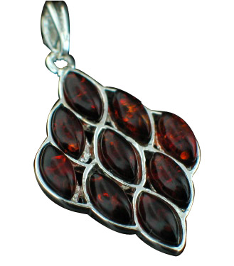 SKU 12476 - a Amber pendants Jewelry Design image