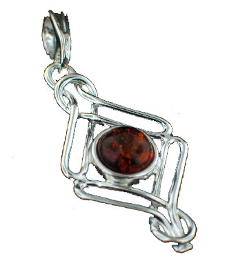 SKU 12481 - a Amber pendants Jewelry Design image