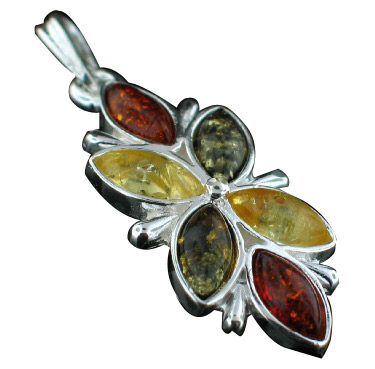 SKU 12490 - a Amber pendants Jewelry Design image