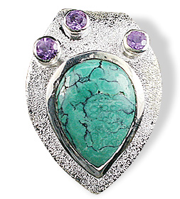 SKU 12535 - a Turquoise pendants Jewelry Design image