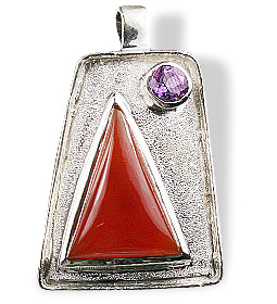 SKU 12543 - a Carnelian pendants Jewelry Design image