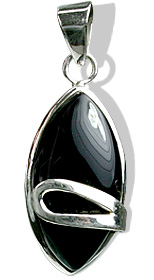 SKU 12545 - a Black onyx pendants Jewelry Design image