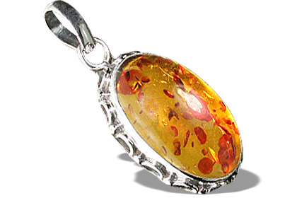 SKU 1256 - a Amber Pendants Jewelry Design image
