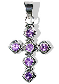 SKU 12590 - a Amethyst pendants Jewelry Design image
