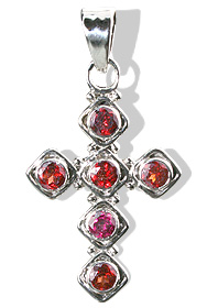 SKU 12592 - a Garnet pendants Jewelry Design image