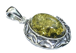 SKU 12614 - a Amber Pendants Jewelry Design image