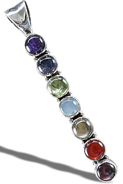 SKU 1268 - a Multi-stone Pendants Jewelry Design image