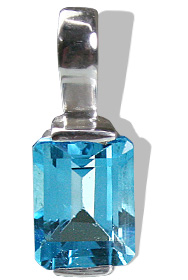 SKU 12777 - a Blue topaz pendants Jewelry Design image