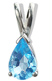 SKU 12791 - a Blue topaz pendants Jewelry Design image