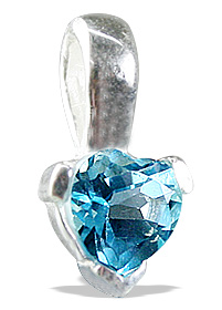 SKU 12803 - a Blue topaz pendants Jewelry Design image