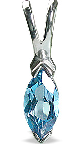 SKU 12829 - a Blue topaz pendants Jewelry Design image