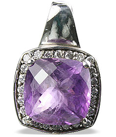 SKU 12959 - a Amethyst pendants Jewelry Design image