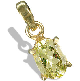 SKU 12988 - a Lemon quartz pendants Jewelry Design image