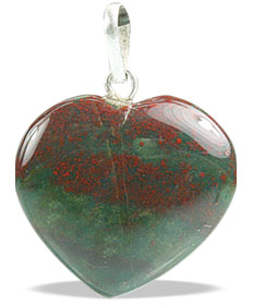 SKU 13076 - a Bloodstone pendants Jewelry Design image