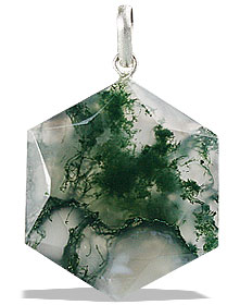 SKU 13195 - a Moss agate pendants Jewelry Design image