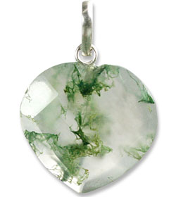 SKU 13454 - a Moss agate pendants Jewelry Design image