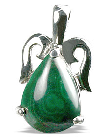 SKU 13486 - a Malachite pendants Jewelry Design image