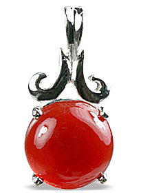 SKU 13499 - a Carnelian pendants Jewelry Design image