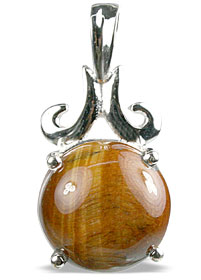 SKU 13505 - a Tiger eye pendants Jewelry Design image