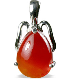 SKU 13519 - a Carnelian pendants Jewelry Design image