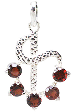 SKU 13527 - a Garnet pendants Jewelry Design image
