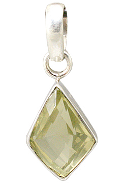 SKU 13536 - a Lemon quartz pendants Jewelry Design image
