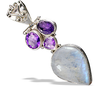 SKU 13548 - a Moonstone pendants Jewelry Design image