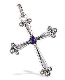 SKU 13663 - a Amethyst pendants Jewelry Design image