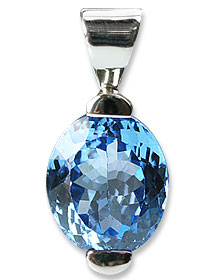 SKU 13682 - a Blue topaz pendants Jewelry Design image