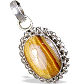 SKU 13743 - a Tiger eye pendants Jewelry Design image