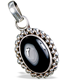 SKU 13777 - a Onyx pendants Jewelry Design image
