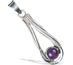 SKU 13784 - a Amethyst pendants Jewelry Design image