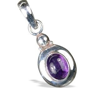 SKU 13785 - a Amethyst pendants Jewelry Design image