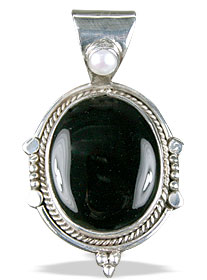 SKU 13810 - a Onyx pendants Jewelry Design image