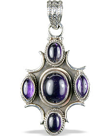 SKU 13811 - a Amethyst pendants Jewelry Design image