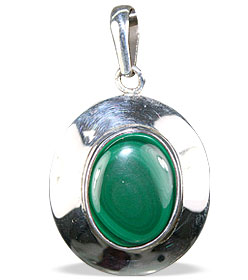 SKU 13818 - a Malachite pendants Jewelry Design image