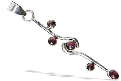 SKU 13845 - a Garnet pendants Jewelry Design image