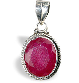 SKU 13865 - a Ruby pendants Jewelry Design image